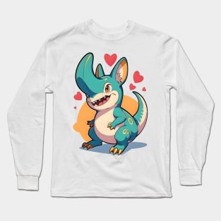 Fun Cartoon Dino 09 Long Sleeve T-Shirt